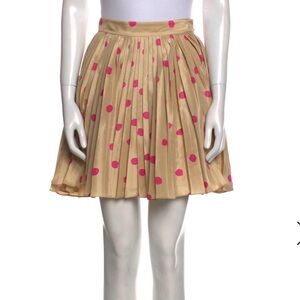 Kate Spade New York vintage polka dot silk mini skirt, size XXS, mint condition